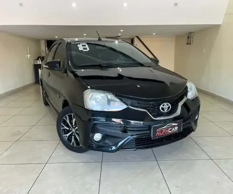 Toyota Etios 2018 1.5 platinum sedan 16v flex 4p automático