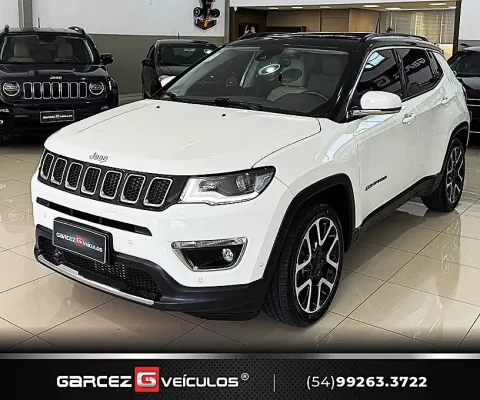 JEEP COMPASS LIMITED FLEX AUTOMATICO COM TETO E KIT HIGH TECH TOP
