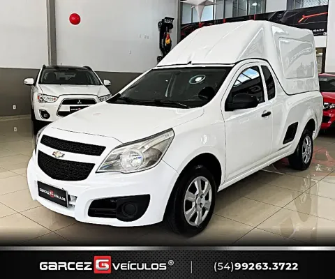 Chevrolet montana ls 1.4 flex completa totalmente revisada com baú 3500 litros