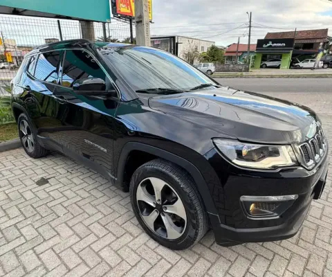 Jeep Compass LONGITUDE 2.0 4x2 Flex 16V Aut.  - Preta - 2018/2018