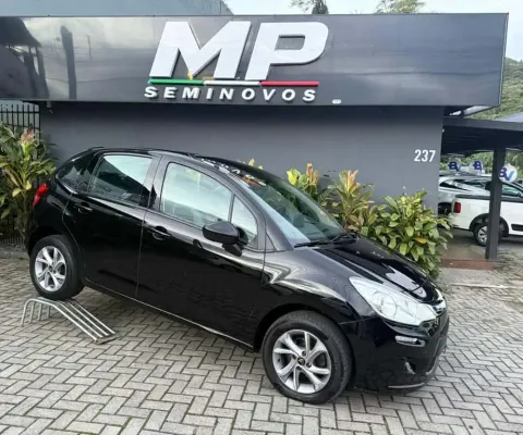 Citroën C3 Tendance 1.5 Flex 8V 5p Mec.  - Preta - 2013/2014