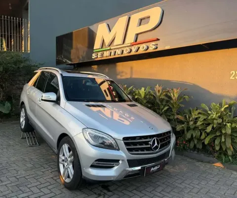 Mercedes-Benz ML-350 Sport 3.0 V6 258cv 4X4 Diesel  - Prata - 2013/2014