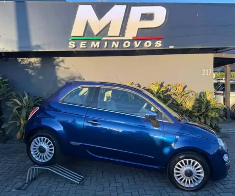 Fiat 500 LOUNGE 1.4 16V 100cv  Mec.  - Azul - 2009/2010