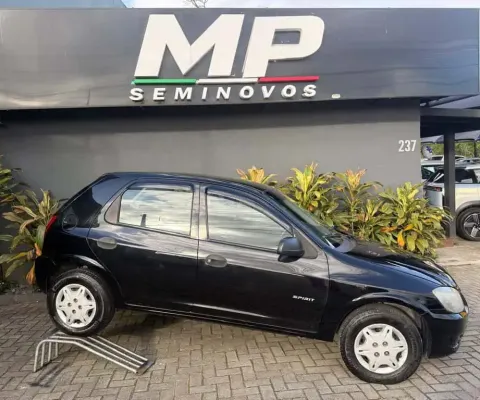 Chevrolet Celta Spirit/ LT 1.0 MPFI 8V FlexP. 5p  - Preta - 2009/2010