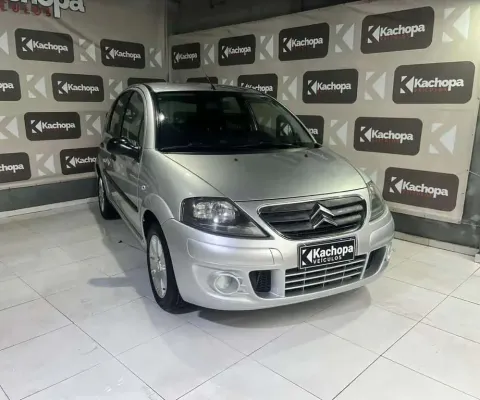 Citroën C3 GLX 1.4/ GLX Sonora 1.4 Flex 8V 5p - Prata - 2012/2012
