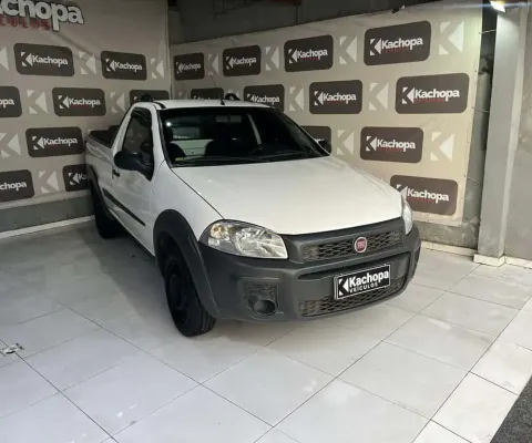 Fiat Strada Working HARD 1.4 Fire Flex 8V CS  - Branca - 2020/2020
