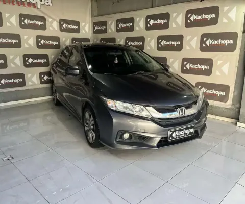 Honda City Sedan LX 1.5 Flex 16V 4p Aut.  - Cinza - 2017/2017