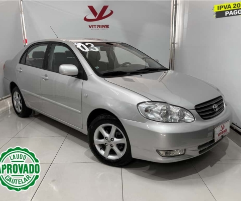 Toyota Corolla 2003 1.8 xei 16v gasolina 4p manual