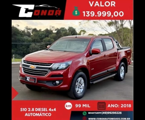 S10 Pick-Up LT 2.8 TDI 4x4 CD Diesel Aut