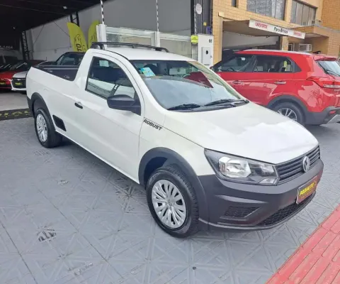 Volkswagen Saveiro Robust 1.6 Total Flex COMPLETA - Branca - 2019/2020