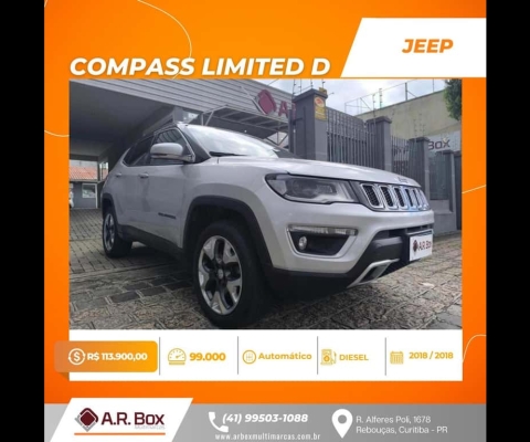 JEEP COMPASS LIMITED D 2018 PRATA