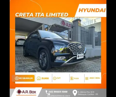 HYUNDAI CRETA 1TA LIMITED 2024 PRETO