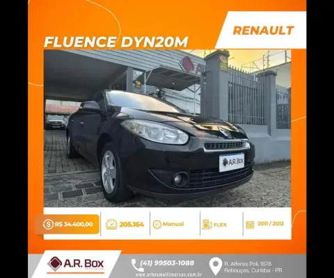 RENAULT FLUENCE DYN20M 2012 PRETO