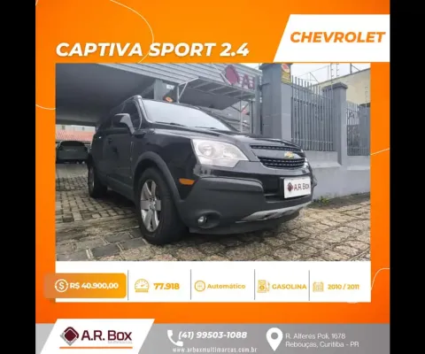 CHEVROLET CAPTIVA SPORT 2.4 2011 PRETO