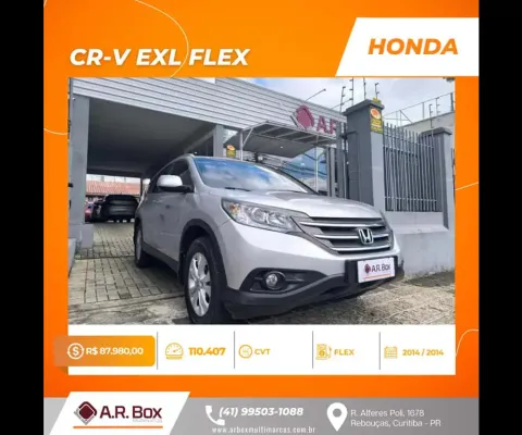 Honda cr-v exl flex 2014 prata