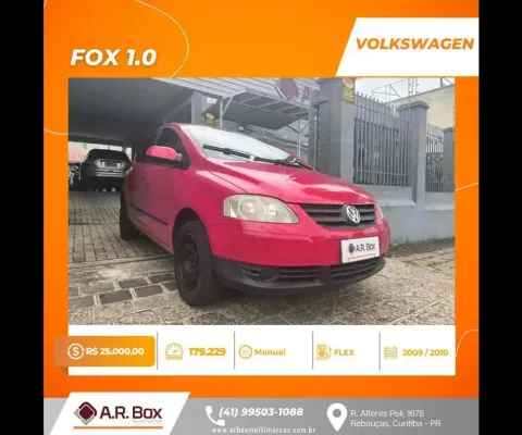 VOLKSWAGEN FOX 1.0 2010 VERMELHO BASICO