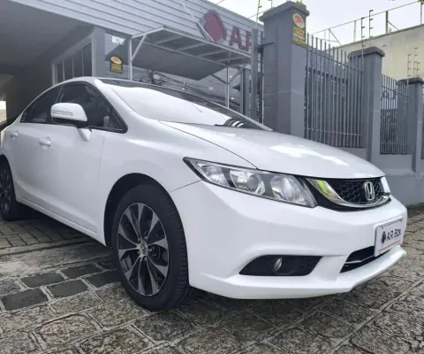 HONDA CIVIC LXR 2016 COMPLETO BRANCO