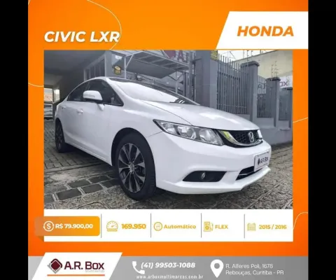 HONDA CIVIC LXR 2016 COMPLETO BRANCO