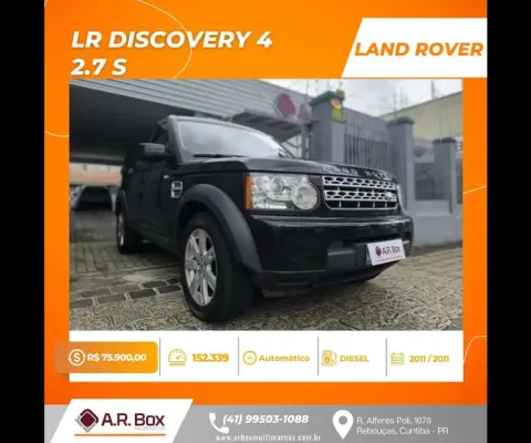 Land rover lr discovery 4 2.7 s 2011 preto
