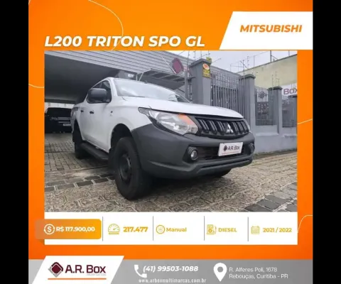Mitsubishi l200 triton spo gl 2022 mec branca