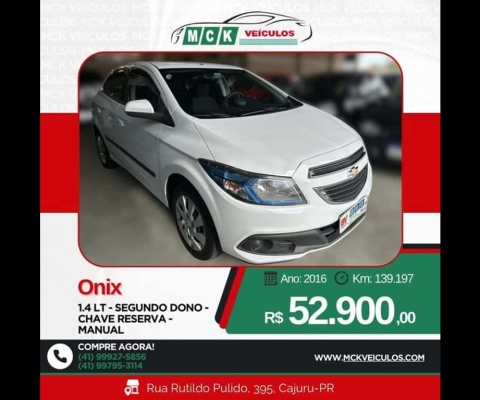 CHEVROLET ONIX 1.4MT LT 2016