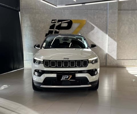 Jeep Compass LIMITED T270 1.3 TB 4x2 Flex Aut  - Branca - 2023/2023