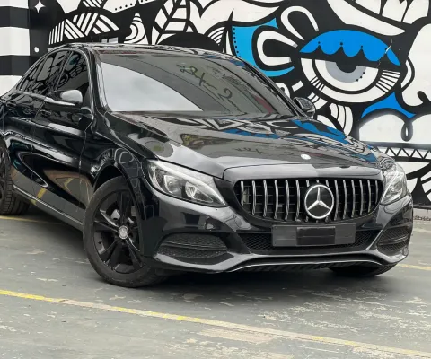 Mercedes C-180 2015 - 1.6 Turbo - Interno claro - Lindissima - Revisada