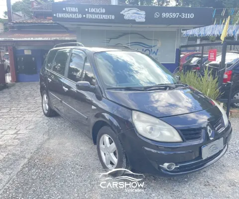 Renault Grand Scenic 2008 Automática 7 Lugares Completa e Espaçosa