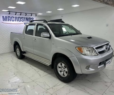 Toyota Hilux CD SRV D4-D 4x2 3.0 163cv TDI Dies  - Prata - 2007/2007