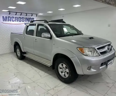 Toyota Hilux CD SRV D4-D 4x2 3.0 163cv TDI Dies  - Prata - 2007/2007