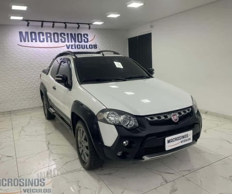 Fiat Strada Adventure 1.8 LOCKER CD 5 lugares - Branca - 2015/2016