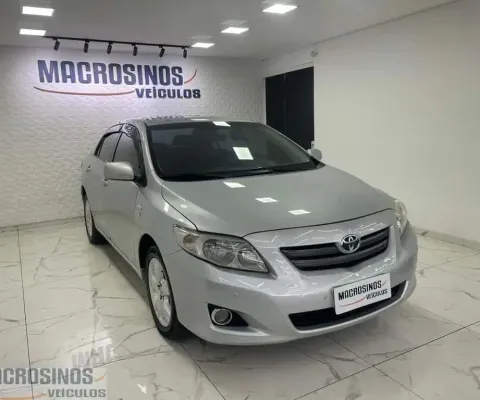 Toyota Corolla GLi 1.8 Flex Mec.  - Prata - 2010/2011
