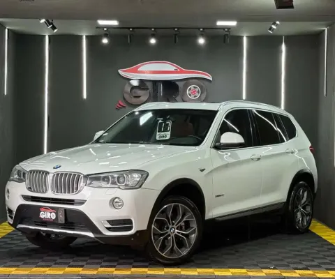 BMW X3 XDRIVE 20i 2.0 Flex - Branca - 2016/2017
