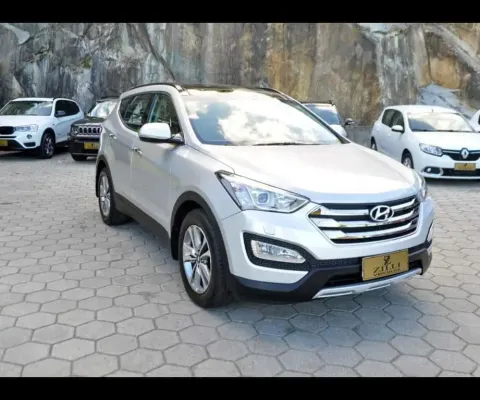 Hyundai Santa Fé GLS 3.3 V6 4X4 AT (7L) - Prata - 2014/2015