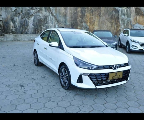 Hyundai HB20S PLATINUM PLUS 1.0 TURBO AT  - Branca - 2023/2024