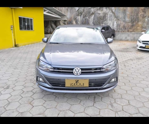 Volkswagen Polo HIGHLINE 200 TSI 1.0 AT - Cinza - 2019/2020