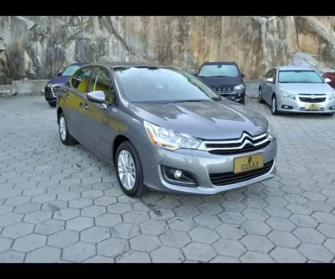 Citroën C4 Lounge ORIGINE 2.0 MT  - Cinza - 2014/2015