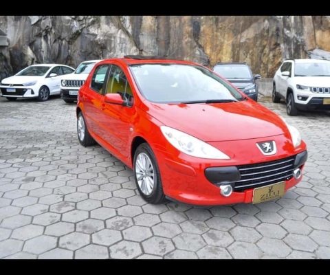 Peugeot 307 PRESENCE 1.6 MT  - Vermelha - 2008/2009