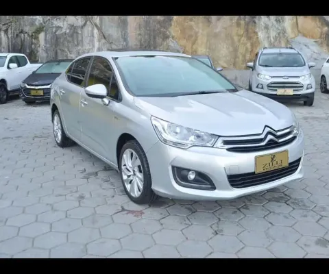 Citroën C4 Lounge EXCLUSIVE 1.6 THP AT  - Prata - 2017/2017
