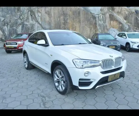 BMW X4 2.0 xDRIVE 28i X-LINE TURBO AT  - Branca - 2016/2017