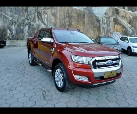 Ford Ranger LIMITED 3.2 4X4 AT  - Vermelha - 2017/2018