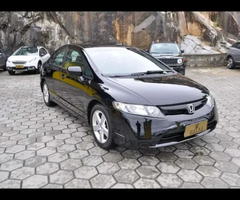 Honda Civic LXS 1.8 AT  - Preta - 2006/2007