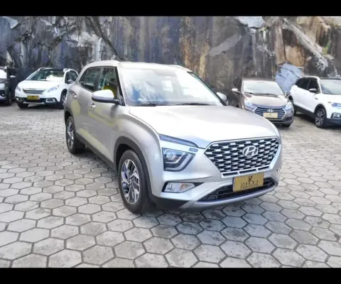 Hyundai Creta LIMITED 1.0 TURBO AT  - Prata - 2021/2022