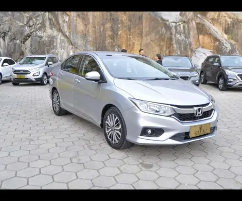 Honda City LX 1.5 CVT - Prata - 2019/2019