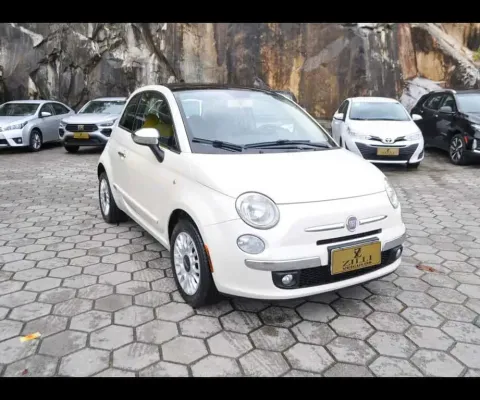 Fiat 500 LOUNGE AIR 1.4 AT  - Branca - 2011/2012