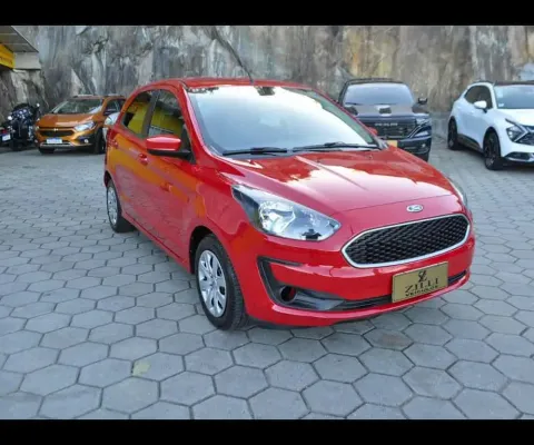 Ford KA SE 1.0 MT - Vermelha - 2018/2019