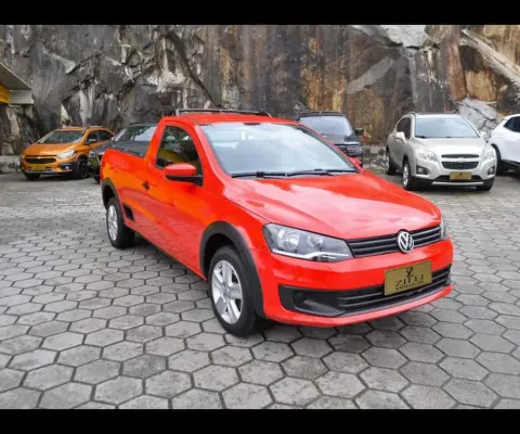 Volkswagen Saveiro TRENDLINE 1.6 - Vermelha - 2014/2015