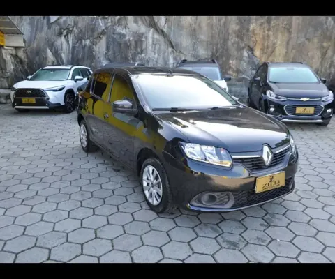 Renault Sandero EXPRESSION 1.0 MT  - Preta - 2019/2019