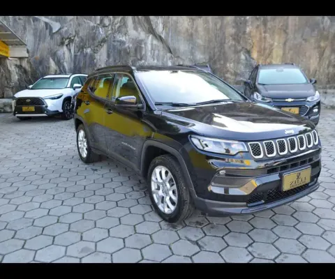 Jeep Compass SPORT T270 1.3 TURBO AT - Preta - 2023/2023