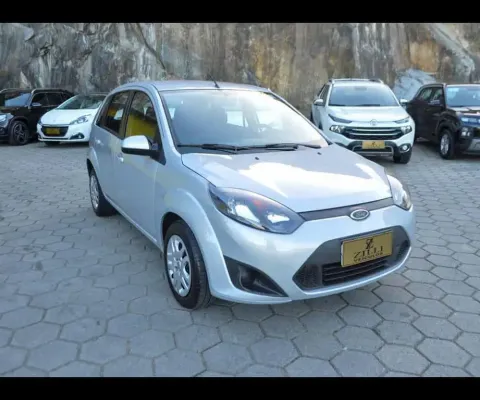 Ford Fiesta 1.0 MT  - Prata - 2012/2013